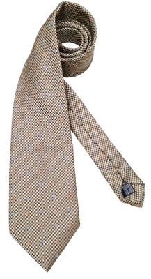 1885  )  EDUARDO DE PANDI  (BRUNO CIPRIANI) MEN'S TIE   100%  SILK MADE IN ITALY