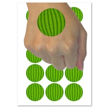 Whole Watermelon Temporary Tattoo Water Resistant Fake Body Art Set
