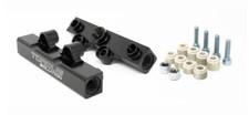 Torque Solution V2 Top Feed Fuel Rails Black Fits Wrx 02-14sti 07-20lgt 08-12