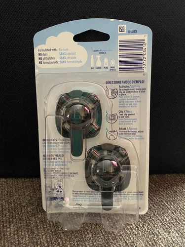 Febreze Air Freshener Car Vent Clip Cranberry Tart 1 Pk, 2 Clips In Pack 2 ml Ea