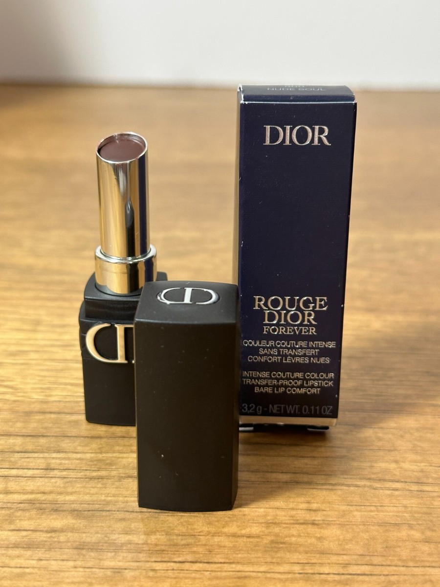 Dior Rouge Forever Intense Lipstick 500 NUDE SOUL Transfer Proof
