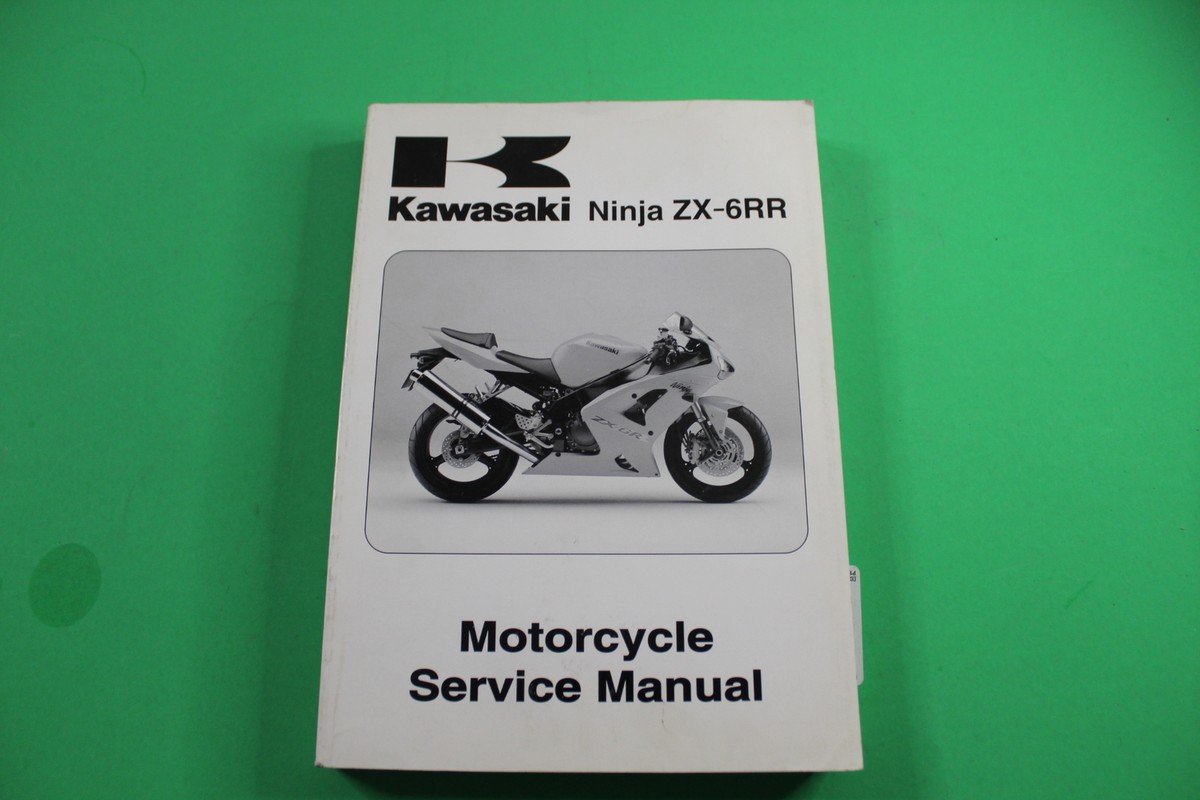 NOS Kawasaki Ninja ZX-6RR Factory Motorcycle Service Manual #99924