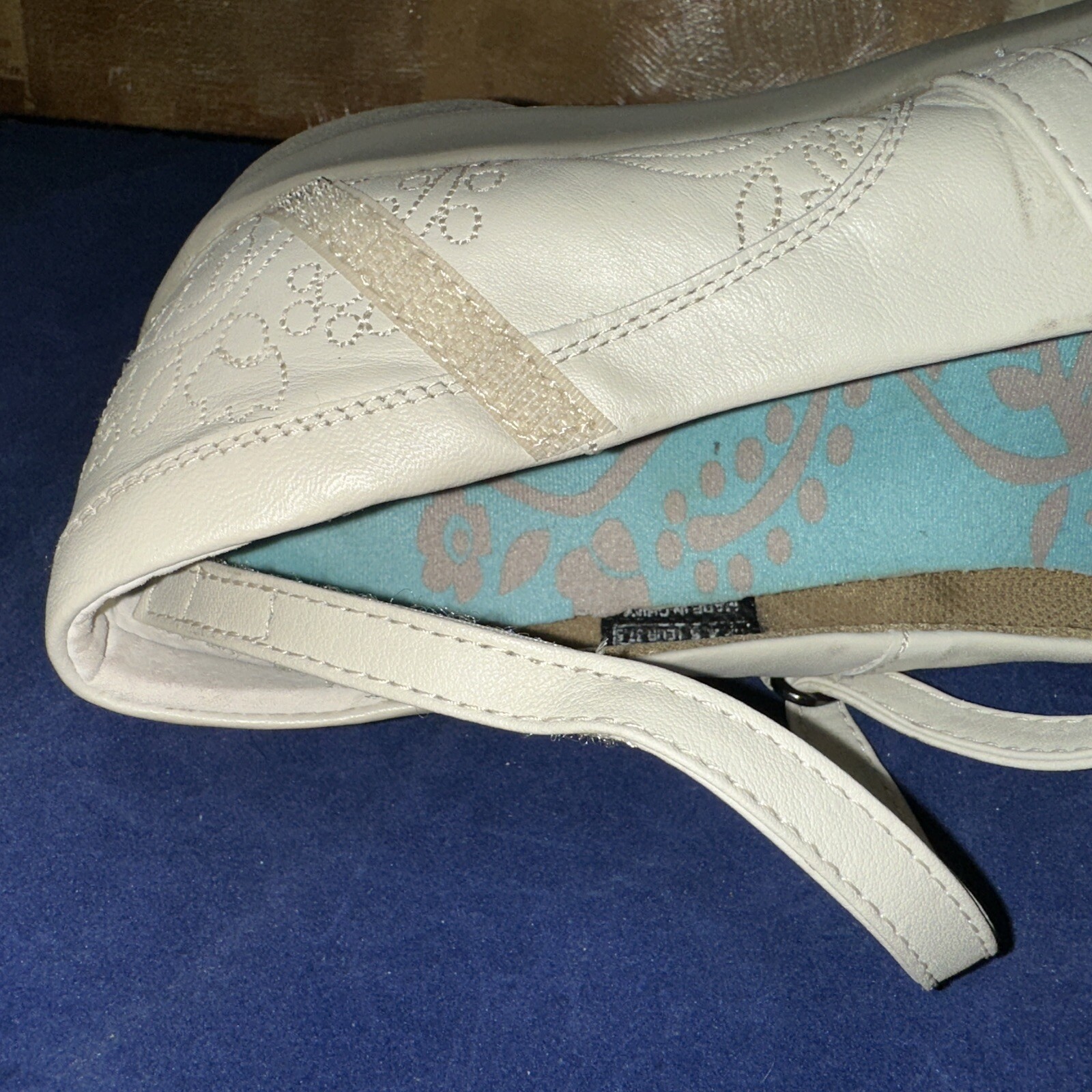 Aetrex Hook Loop Adjust Customizable Wmn Tan Leat… - image 4