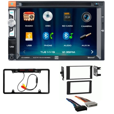 XDVD269BT 6.2'' Bluetooth Car Stereo and Install Package for 1998-2001 Dodge RAM