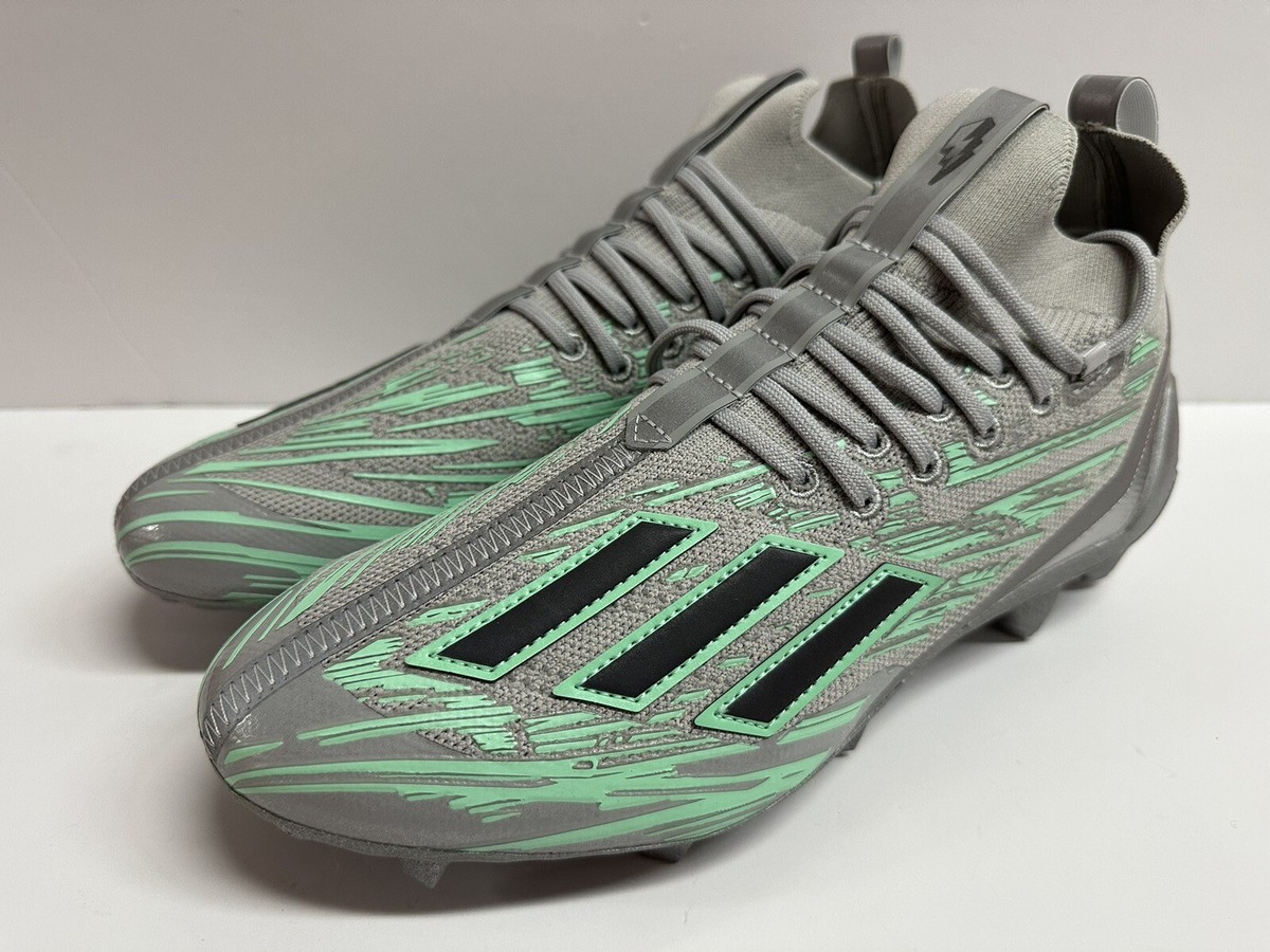 ADIDAS ADIZERO PRIMEKNIT FLASH CLEATS GREY MINT IG9583 SIZE 10