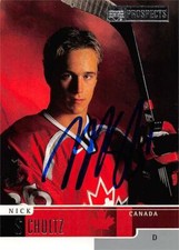 Nick Schultz autographed Hockey Card Prince Albert 2000 Upper Deck Prospects #86