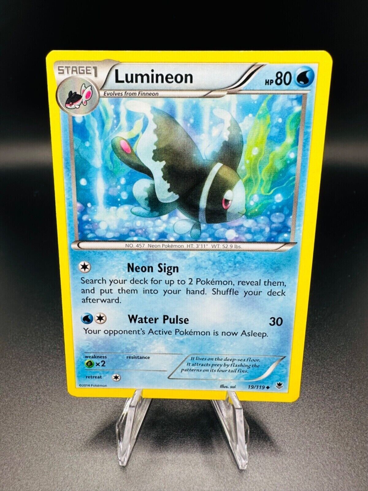 Pokemon TCG - Lumineon 19/119 - Phantom Forces 2014
