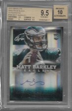 BGS 9.5 2013 Absolute SPECTRUM BLACK AUTO Matt Barkley RC #d 5/5