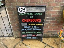 BUS TOUR / TIMETABLE BOARD SIGN