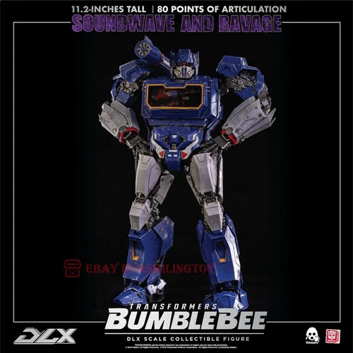 Threezero 3Z0160 Transforms Bumblebee Soundwave and Ravage DLX Figure - Picture 11 of 15