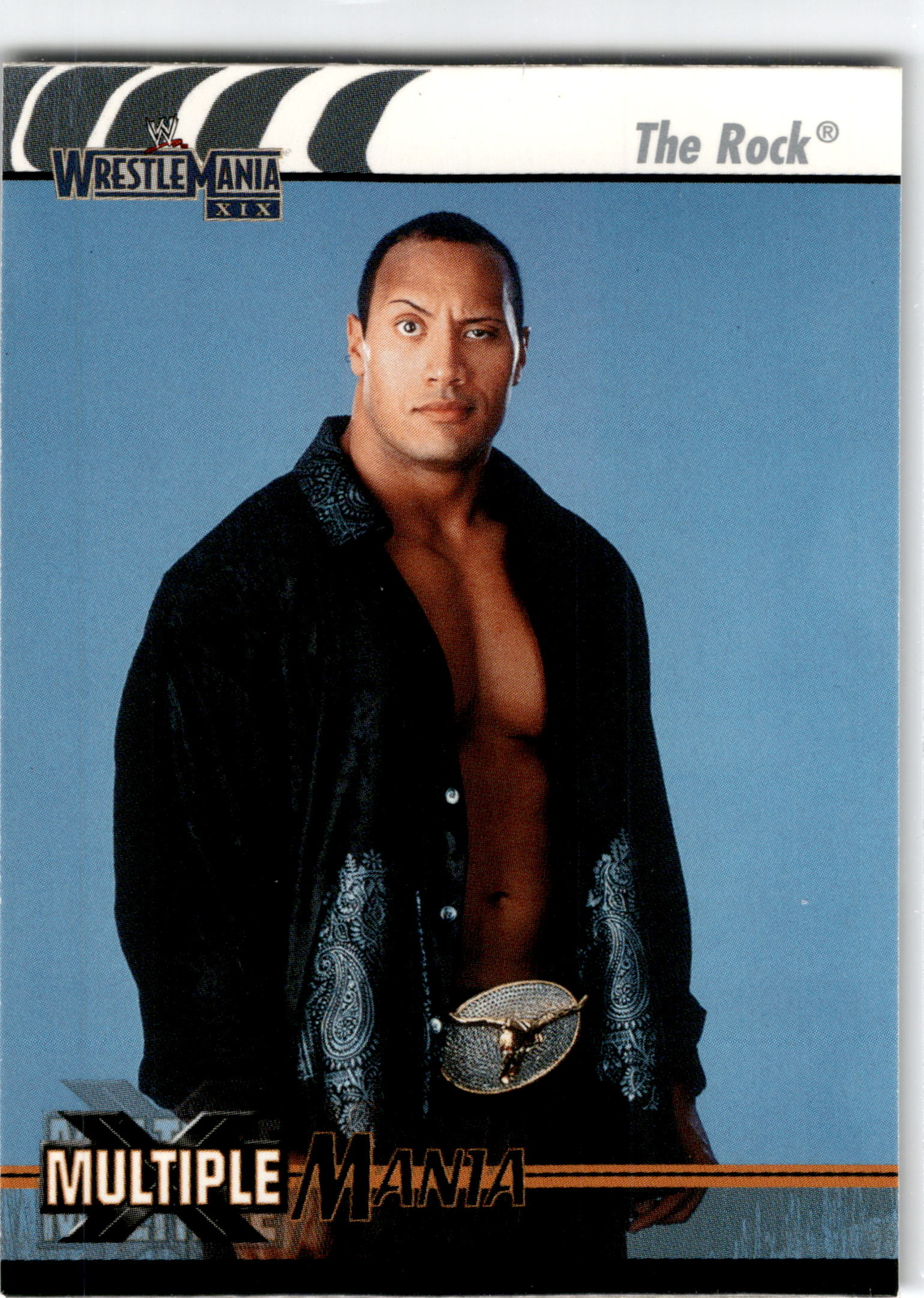 2003 Fleer WWE WrestleMania XIX #79 The Rock