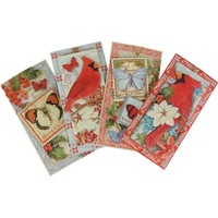 Cardinal Postcard Punch Studio Embellished Gift Tags on sale Cardinal Postcard Punch Studio Embellished Gift Tags on sale