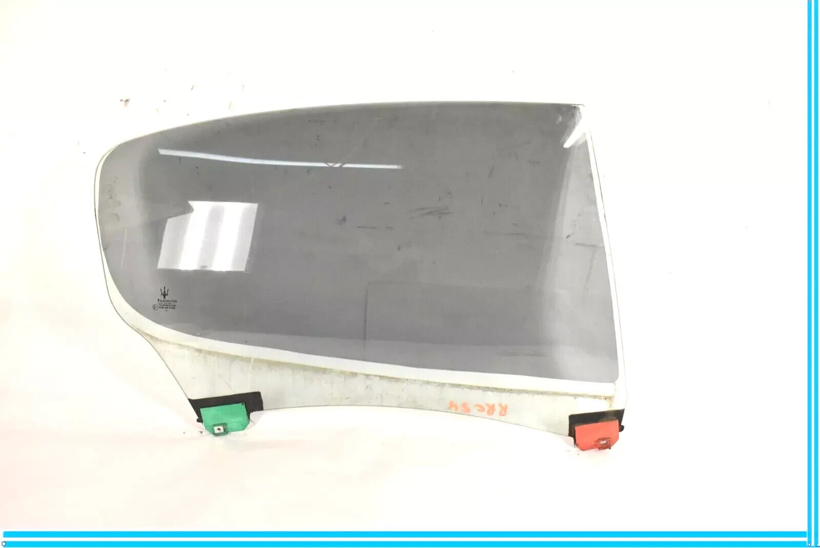 03-13 Maserati Quattroporte M139 Rear Right Passenger Side Door Window Glass OEM