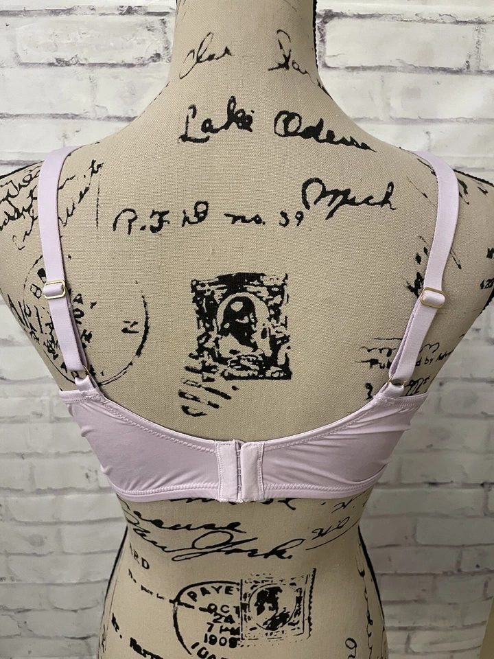 Natori Bra Size 38D Statement Full Fit Purple Lace Unlined Underwire 746211 - Image 3 of 4