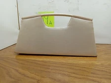 Nytlites Clutch Or Sholder Strap Satin Beige Purse