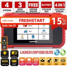 LAUNCH X431 CRP123E PRO Elite OBD2 Diagnostic Scanner ABS SRS Fault Code Reader