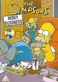 The Simpsons - Risky Business (DVD, 2003) Disc & Cover, No Case. Compilation.