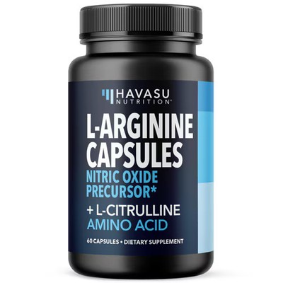 2 X Havasu Nutrition L-Arginine -- 60 Capsules