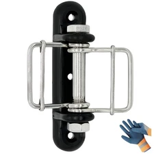 10 Psc Electric Fence Polytape Corner Insulators | Tape Connector with Double...