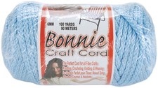 Pepperell Bonnie Macrame Craft Cord 6mmX100yd-Sky Blue