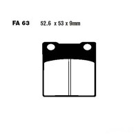 Bremsbelag BremsbeläGe EBC FA063 Hinten FüR Suzuki GS 500 EU Bj. 1989-2000