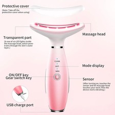 Neck Face Massager, Skin Care Face Massage Tool, 3-in-1 Facial Massager, Face Sc