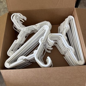 Plastic Clothes Hangers for Baby Toddler Kids Notched Shoulders Bundle Lot of 72