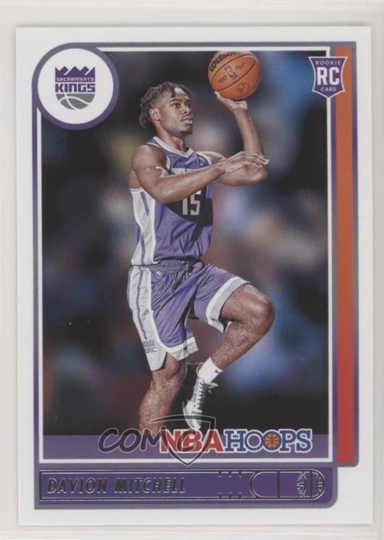 2021-22 Panini NBA Hoops Rookies Davion Mitchell #228 8tn
