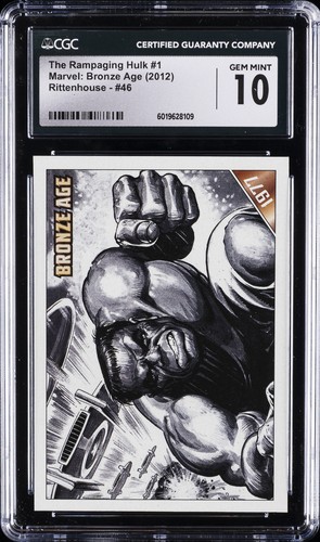 2012 RITTENHOUSE #46 THE RAMPAGING HULK #1 CGC 10 GEM MINT