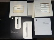 Apple iPod Universal Dock A1153 30-Pin IR Receiver w/ Adapters Line Out