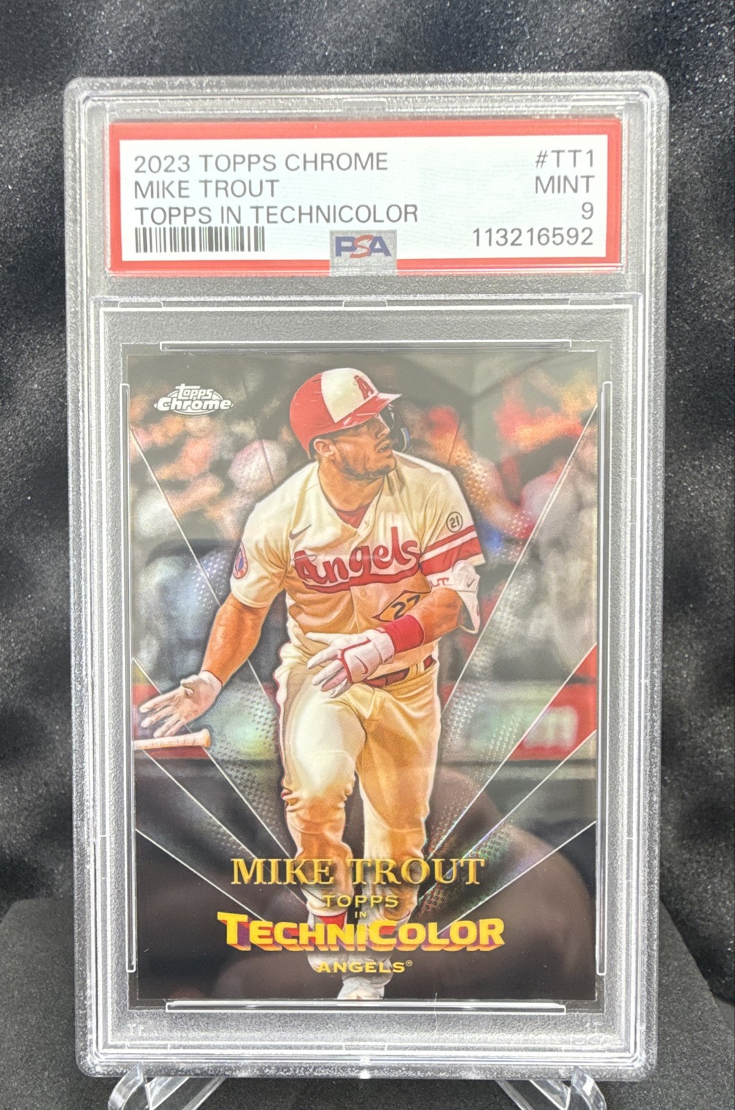 2023 Topps Chrome - Topps in Technicolor Mike Trout #TT-1