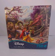 Thomas Kinkade Disney Princess Snow White Jigsaw Puzzle 750 Pieces Complete