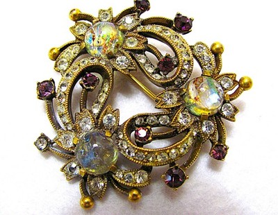Vintage Eisenberg Brooch 1940's