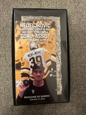 Alex Nedeljkovic - Commemorative Goal And Assist Metal Ticket - 2025 Charity Bag