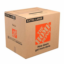 24 In. L X 20 In. W X 20 In. D Extra-Large Moving Shipping and Packing Box with