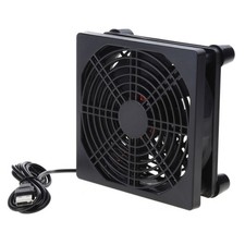 Durable Quiet Router Fan Router Cooling Fan 5V USB Power 12cm x12cm Size