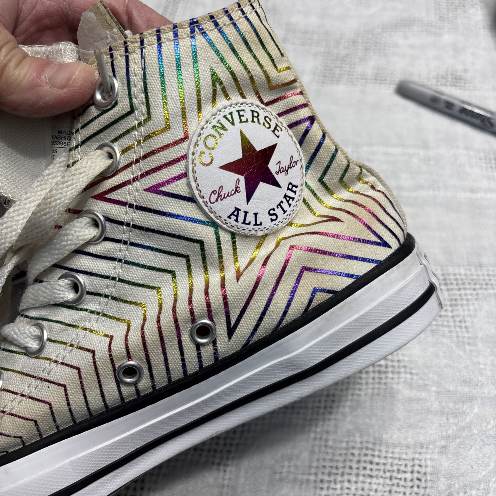 Converse Chuck Taylor All Star Exploding Star Hig… - image 12