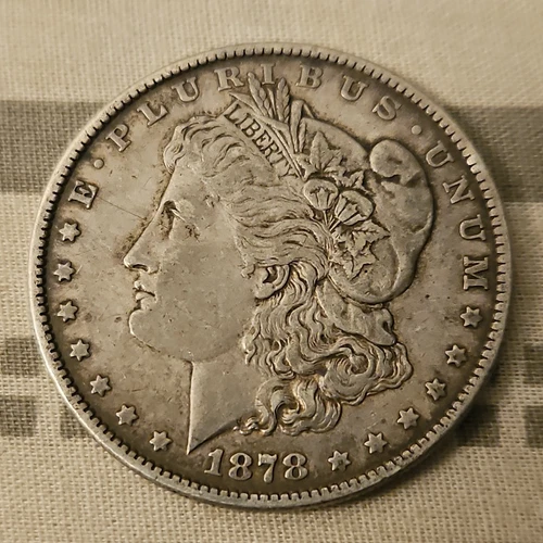 1878 Morgan Silver Dollar Circulated $1 Coin Silver