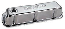 Moroso For Ford 302351w Valve Cover - Wo Baffles - Stamped Steel Chrome Plated