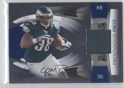 2009 Playoff Prestige Prestigious Pros Blue Materials 20/250 Brian Westbrook 0b2