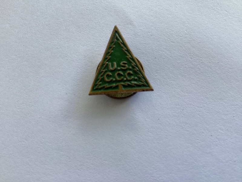 Vintage collectibleUAS C.C.C. Triangle Hat Tie Lapel Pin