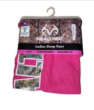 NEW WOMENS REALTREE LEGGINGS PINK SOFT WARM SIZE L XL CAMO