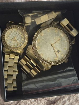 Mens And Womans (HIS AND HERS) Matching Croton watches