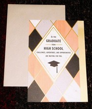 High School Senior Congratulations Graduate 5½ x 8 Hallmark Graduation Grad Card