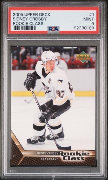 2005-06 Upper Deck Rookie Class - Sidney Crosby #1 (RC) PSA 9 - LOW POP Penguins