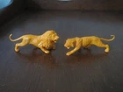 Vintage Marx 1960s BEN-HUR Playset #4701 Series 5000 Lion & Tiger Orange Figures