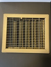 Vintage Metal Register Louvered Vent.Approx. 14  x12  Approx.12  x10  Opening