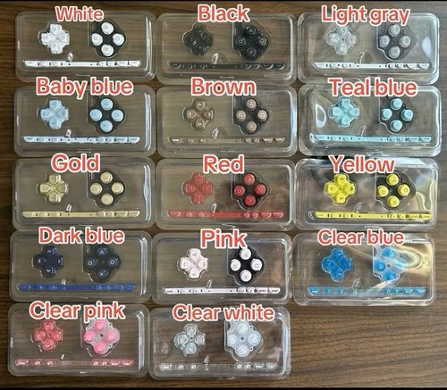 New PSP Button Sets for PlayStation PSP 2000 Console Multiple Colors FAST SHIP