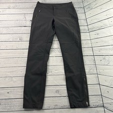 Athleta Trekkie Jogger Pants Zip Ankle Zip Pockets Women's 4 Gray