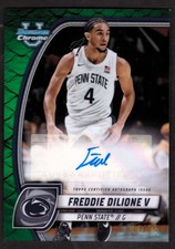 2024-25 Bowman Prospect Autographs Reptilian Green Refractors AUTO 13/75